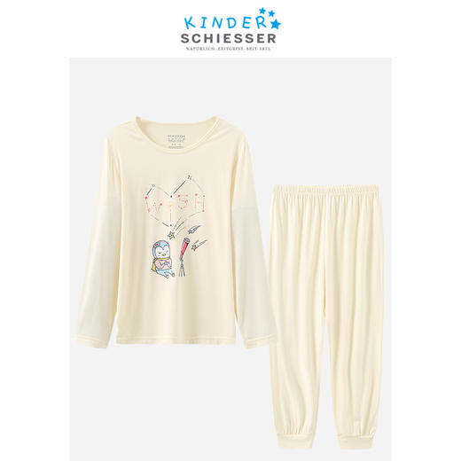 【印花莫代尔】SCHIESSER KINDER/舒雅女童长袖长裤家居套装3F/17446H 商品图2