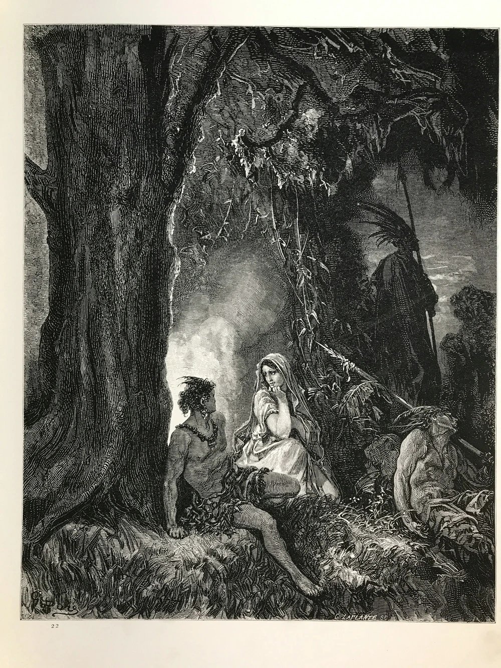 重9公斤巨书约19世纪后期多雷版画集250幅版画插图真皮精装8开