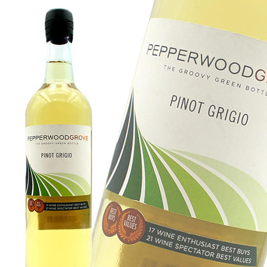 贝贝树-灰皮诺白葡萄酒 Pepper Wood Pinot Grigio 750ml 商品图0