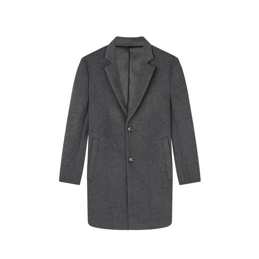 【特价】柒牌男装秋冬新品毛呢大衣商务休闲潮流男士时尚呢子外套	117D70110 商品图4