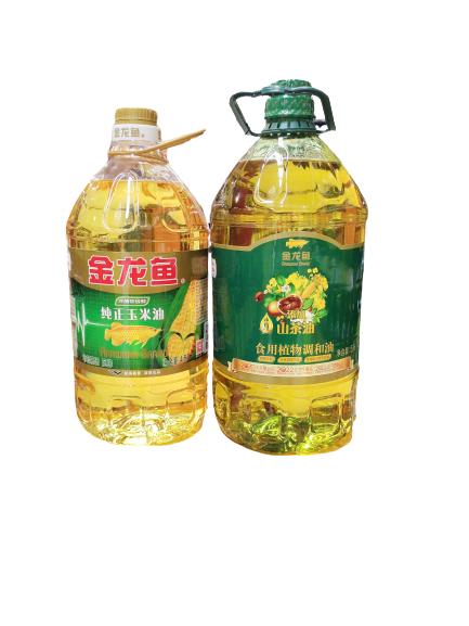 金龍魚茶籽食用調和油5l1壺美聯超市直供