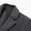 【特价】柒牌男装秋冬新品毛呢大衣商务休闲潮流男士时尚呢子外套	117D70110 商品缩略图3