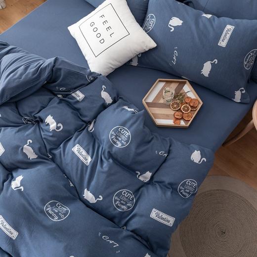 猫太推荐---是我喜欢的床品，提花针织棉，又软又舒服  不退换（床笠或是床单，请备注哦！） 商品图2