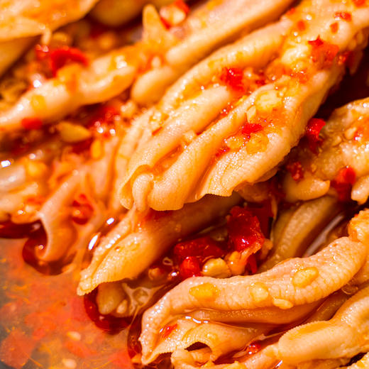 小胡鸭香辣去骨鸭掌锁鲜蒜香无骨鸭掌新鲜现做休闲小吃200g