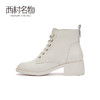 西村名物2020冬季新款粗跟时尚马丁靴X20DS40281 商品缩略图3