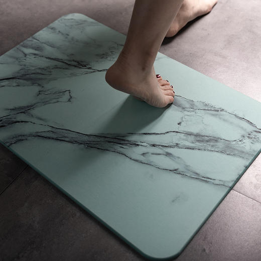 硅藻泥脚垫卫生间卫浴门垫硅藻土地垫海藻吸水垫速干浴室防滑垫 商品图2