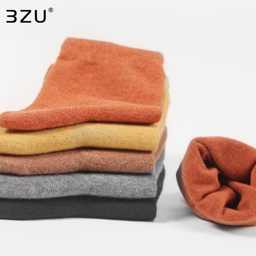 【任选6双99.5】足装秀火山岩发热平纹中邦女袜秋冬长袜中筒袜A30405-1 商品图3