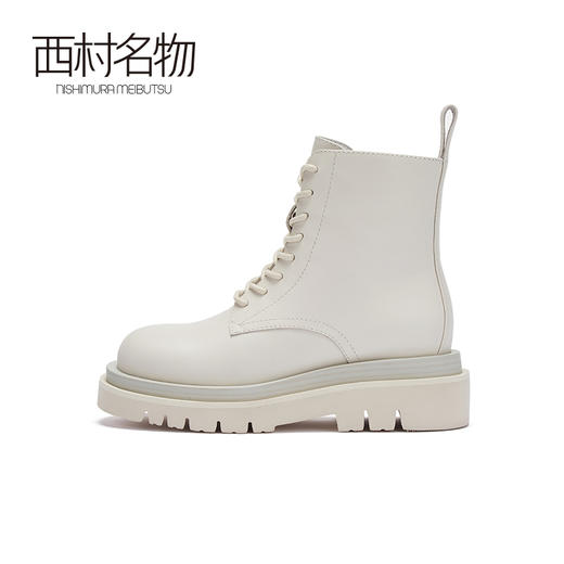 西村名物2020秋冬新款厚底机车马丁靴X20DS40191 商品图4
