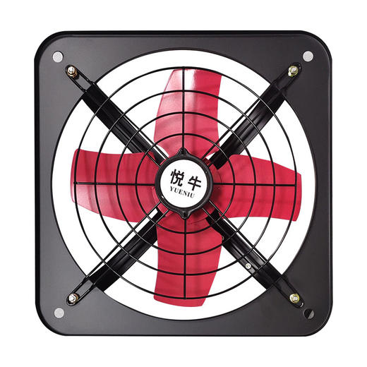 悦牛排气扇厨房窗式排风扇强力卫生间静音抽风机家用抽油烟换气扇 商品图0