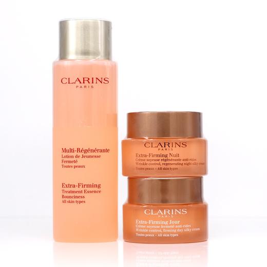 法国 Clarins/娇韵诗弹簧三件套（弹簧水200ml+日霜50ml+晚霜50ml）版本随机发 商品图1