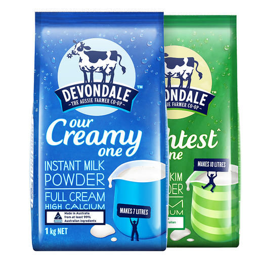 1KG德运脱脂奶粉（绿色） 商品图0