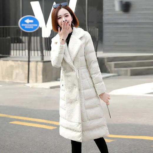 XP-LSNY8828-1新款时尚气质休闲夹棉中长款派克服外套 商品图4