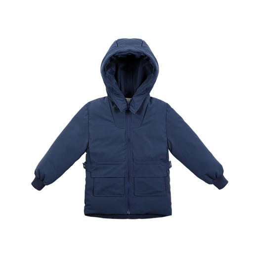 METTE童装90白鹅绒羽绒服2020秋冬中大童男宝连帽加厚保暖面包服 商品图8