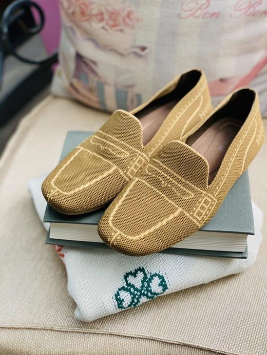 【王妃鞋-莫兰迪乐福】像光脚一样舒爽的莫兰迪编织鞋 方头2公分 莫兰迪乐福 商品图9