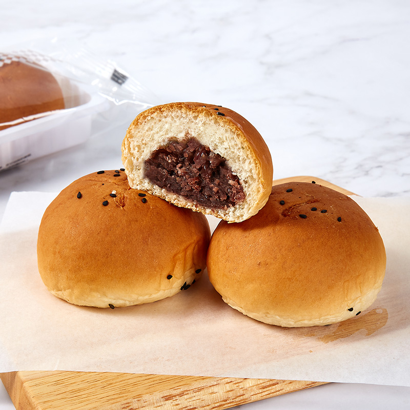 红豆餐包(3入装)