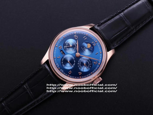 V9万guo葡萄牙系列真万年历IW503312，万年历自动机械表，尺寸41*13mm，男士腕表，皮表带，自动机械机芯，透底 商品图11