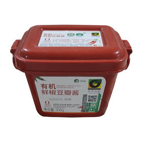 有机鲜椒豆瓣酱 300g