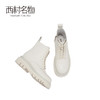 西村名物2020秋冬新款厚底机车马丁靴X20DS40191 商品缩略图2