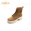 商场同款| 索菲娅秋冬松糕厚底防滑机车靴女靴SF94116030 商品缩略图4