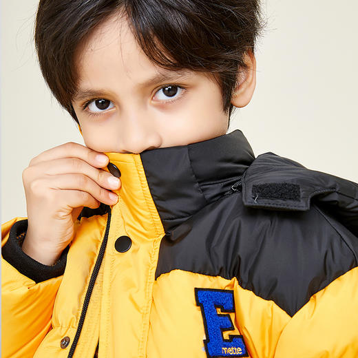 METTE童装男90白鹅绒羽绒服2020秋冬中大童男宝加厚保暖连帽外套 商品图2