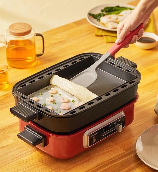 西屋多功能锅｜1台抵5台 煎炒蒸炸烤一锅搞定 4.5L超大容量 轻油少烟 全盘发热 烹饪更随意 商品图3