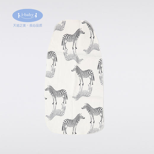 i-baby纱布吸汗巾幼儿园宝宝婴幼儿垫背巾儿童纯棉隔汗巾 商品图0