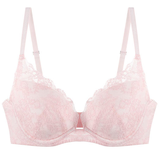 奶糖派大罩杯大胸愉悦性感蕾丝深v聚拢低鸡心上托收副乳春夏新品 商品图1