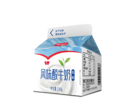 屋顶低脂风味酸牛奶   200g