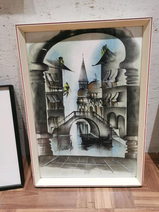 意大利艺术家手绘挂画 商品图4