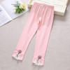 DFN-5008女童打底裤夏季薄款2020新款韩版儿童白色纯棉时尚针织长裤 商品缩略图3
