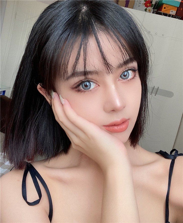 hancon韩视大眼芭比系列棕灰褐巧年抛142mm增大明显日系混血