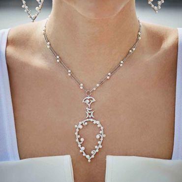 apmmonaco可调节月亮梨形珍珠项链eden系列5到7天发货