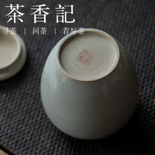 茶香记 手作柴烧小茶罐  素雅温润  古朴耐看 小巧实用  高性价比 商品图3