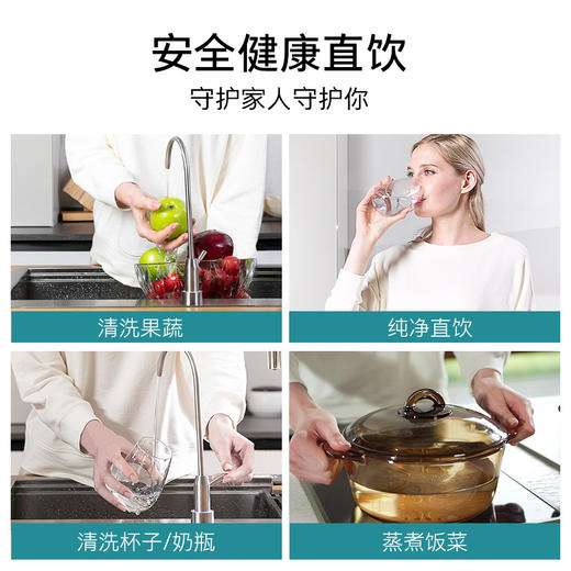 尊享礼卡兑换  KARCHER卡赫净水器家用直饮 RO反渗透净水机 厨下式800G无桶大通量纯水机 重金属去除率100% 商品图8