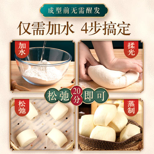 新良家宴自发粉包子粉1kg 商品图2