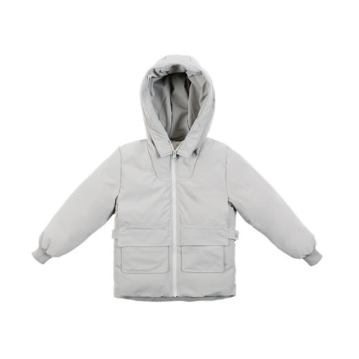 METTE童装90白鹅绒羽绒服2020秋冬中大童男宝连帽加厚保暖面包服 商品图6