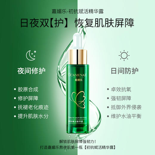 【临期秒杀】【效期至2026年4月】嘉媚乐绿魔瓶初抗赋活精华露30ml  面部抗皱补水  呵护平滑  初抗精华液 商品图1