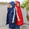 METTE童装中长款羽绒服2020秋冬新品中大童中性90白鹅绒保暖外套 商品缩略图2