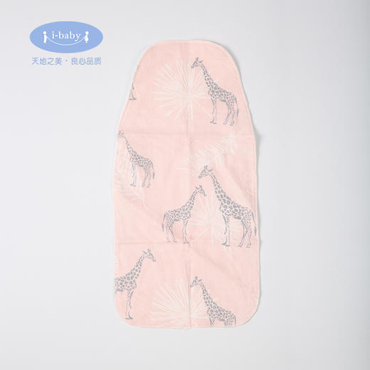 i-baby纱布吸汗巾幼儿园宝宝婴幼儿垫背巾儿童纯棉隔汗巾 商品图1