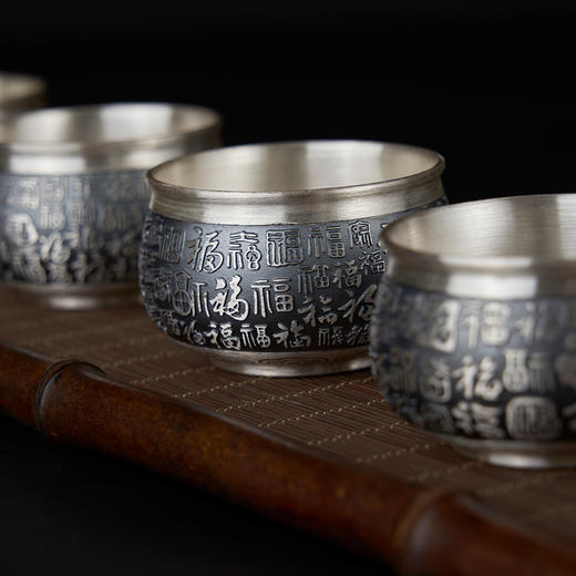 百福骈臻-纯银茶壶套装摆件【BXYL0020609】2010 商品图2