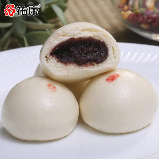 【包邮套餐】祐康面点师傅420g豆沙包*3包 商品图1