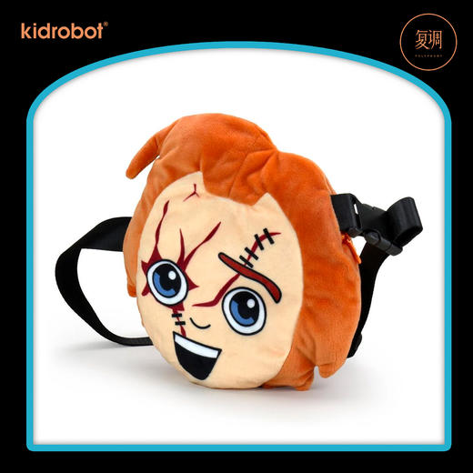 Kidrobot 鬼娃回魂 恰奇 Chucky 收纳包 毛绒 可爱 腰包 商品图3