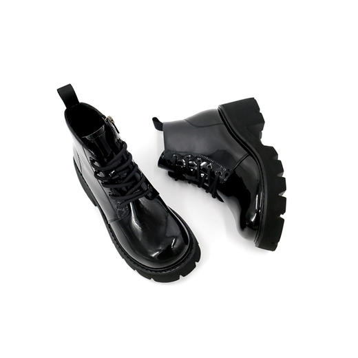 Safiya索菲娅苏格兰高地子弹靴2020新款漆皮休闲女短靴SF04116334 商品图3