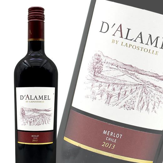 整箱六瓶黛拉美梅洛红葡萄酒dalamelmerlot750ml6