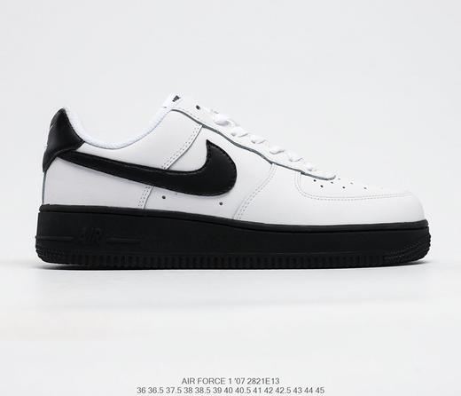 耐克Nike Air Force 1 07空军一号黑生胶黑白低帮百搭休闲运动板鞋 商品图6