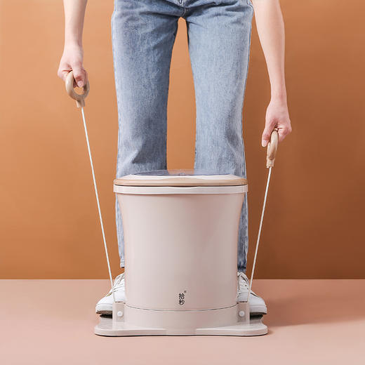 健身锻炼拾秒免电脱水机学生宿舍新奇特抖音手拉绳甩干机非手摇洗衣机