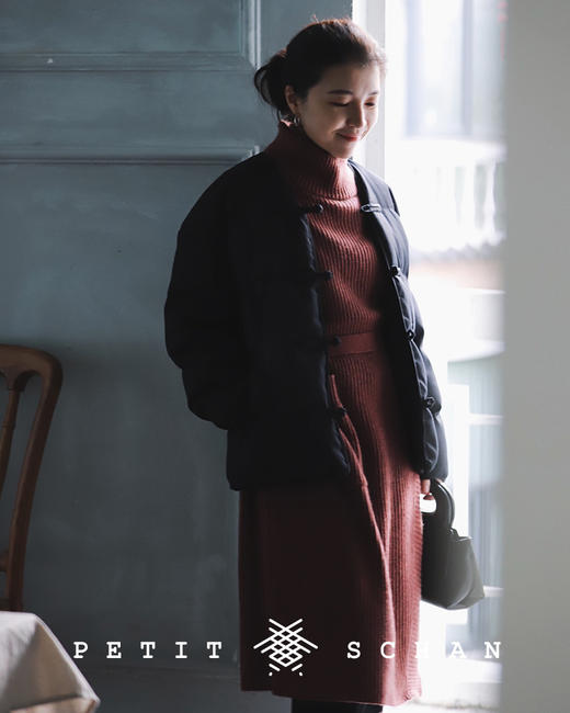 PETIT SCHAN小闪 CLO#007 Magic Pocket II 魔法斗篷 重磅牦牛绒设计款不对称斗篷式背心裙 商品图1
