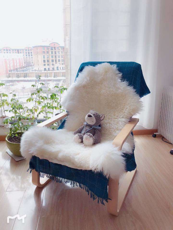 新疆手工羊毛皮毯