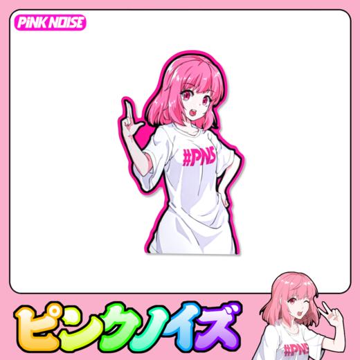pinknoise"思晴无间"jdm汽车潮流文化痛车二次元动漫少女贴纸