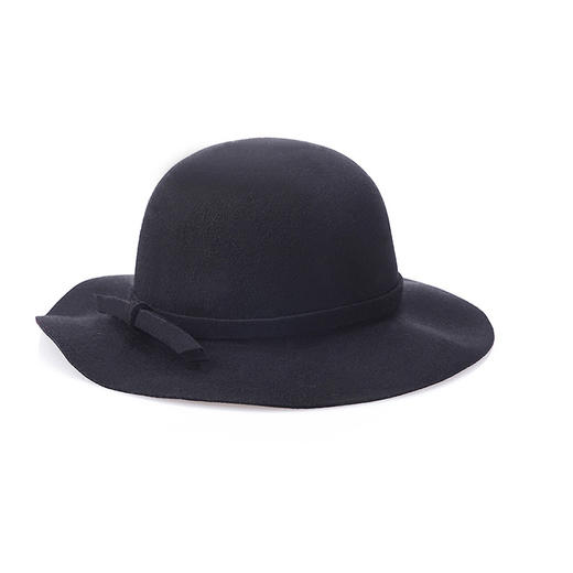 丁摩 帽子2020秋冬季简约新款纯羊毛帽WX187 商品图0